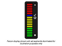 Alpha Systems AOA Falcon Angle of Attack Indicator with lights on